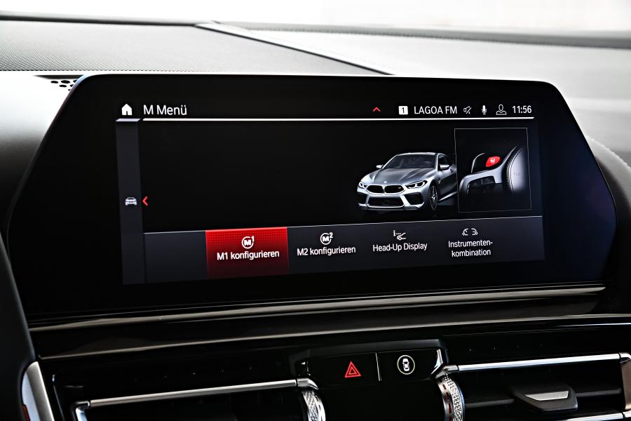 Детали интерьера BMW M8 Competition Coupe (F92) 2019 года  (UK) (фото 149 из 157)